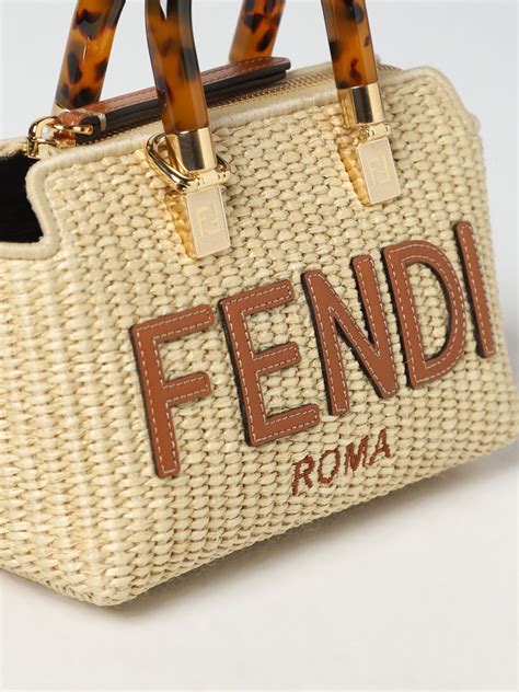 borsa paglia fendi|fendi designer handbags.